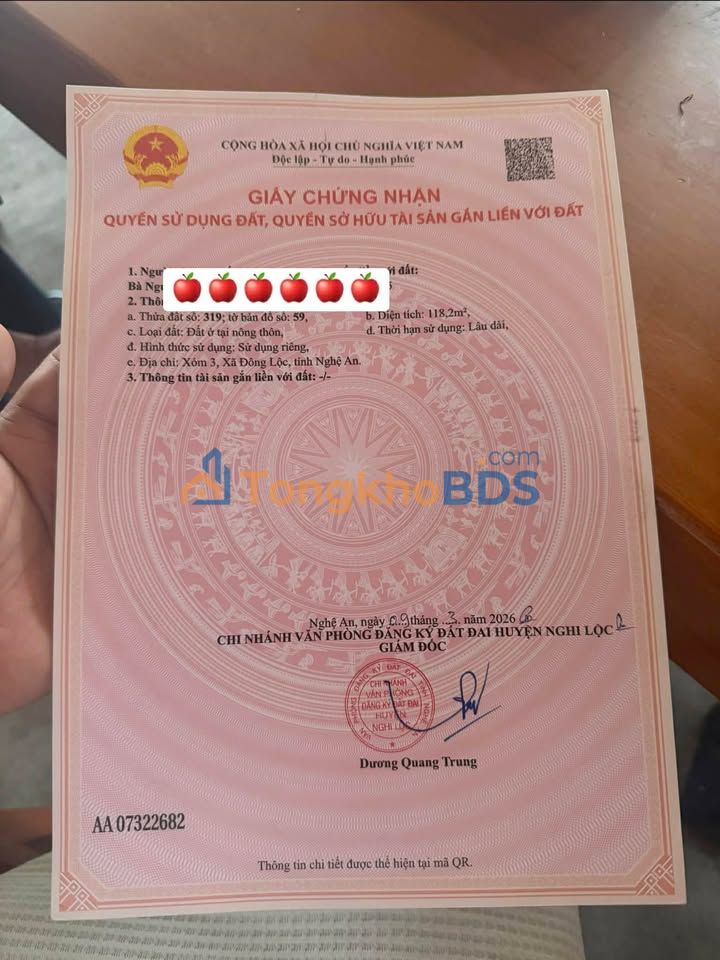 Đất nền Hẻm 2 Phúc Thọ 118m² giá 1xxx - Sổ đỏ chính chủ