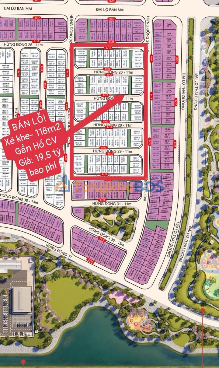 Nhà riêng Vinhomes Wonder City Tây Mỗ 118m² 19.5 tỷ - Chính chủ bán