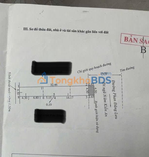 Đất nền Phan Đăng Lưu, Kiến An 143.7m² 12 tỷ - Sổ đỏ chính chủ