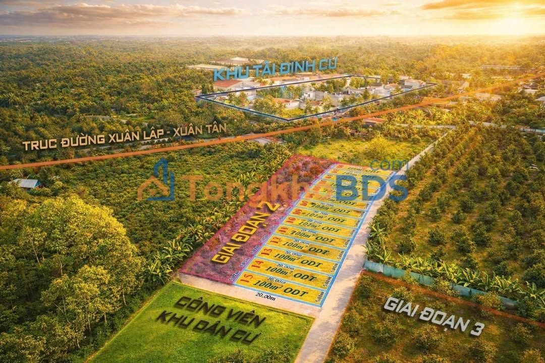 Đất nền Xuân Tân Long Khánh 110m² - Sổ đỏ chính chủ