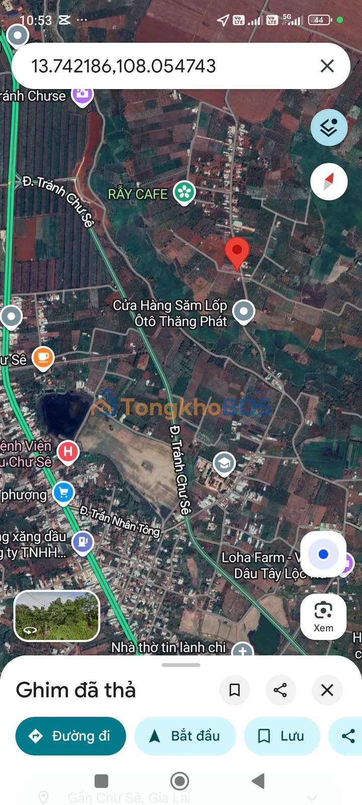 Đất nền Trần Nhân Tông Chư Sê 2100m² - Đường to ô tô