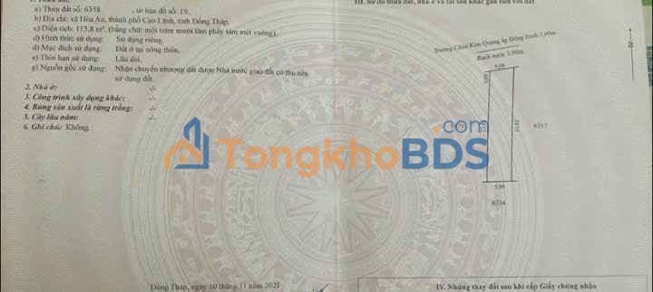 Đất Nền 2 Mặt Tiền Sông, Phường Hòa Thuận, Cao Lãnh - 150m² Giá 1.4 Tỷ