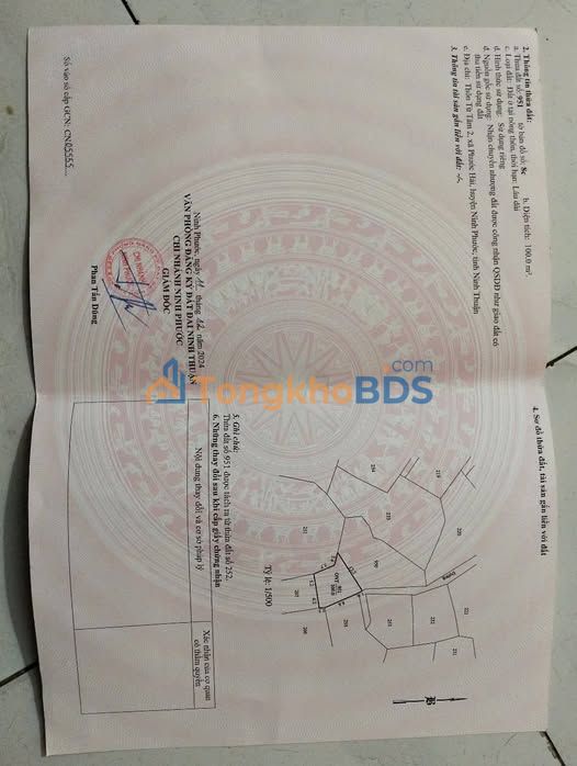 Đất Phước Hải 100m² 390 triệu - Đất thổ cư 100%