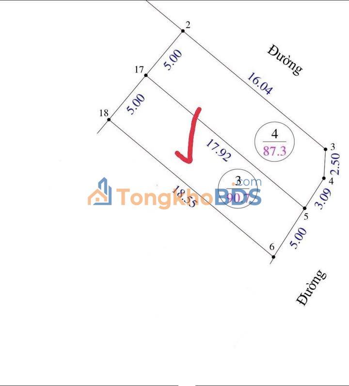 Đất Nghi Phong Vinh 90m² 1,73 tỷ - Đường to ô tô