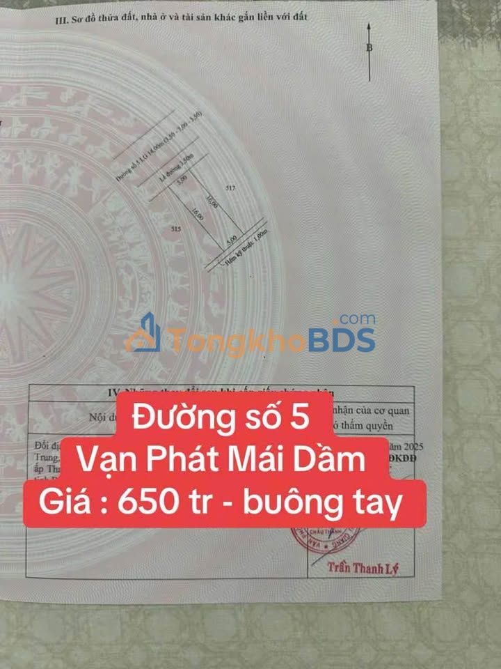 Đất nền Ninh Kiều Cần Thơ 80m² 650 triệu - Thổ cư 100%