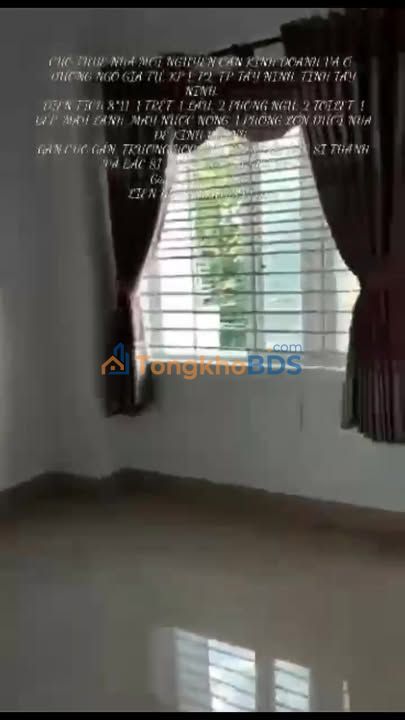 Nhà nguyên căn Ngô Gia Tự Tây Ninh 88m² 8 triệu - Sẵn sàng ở ngay