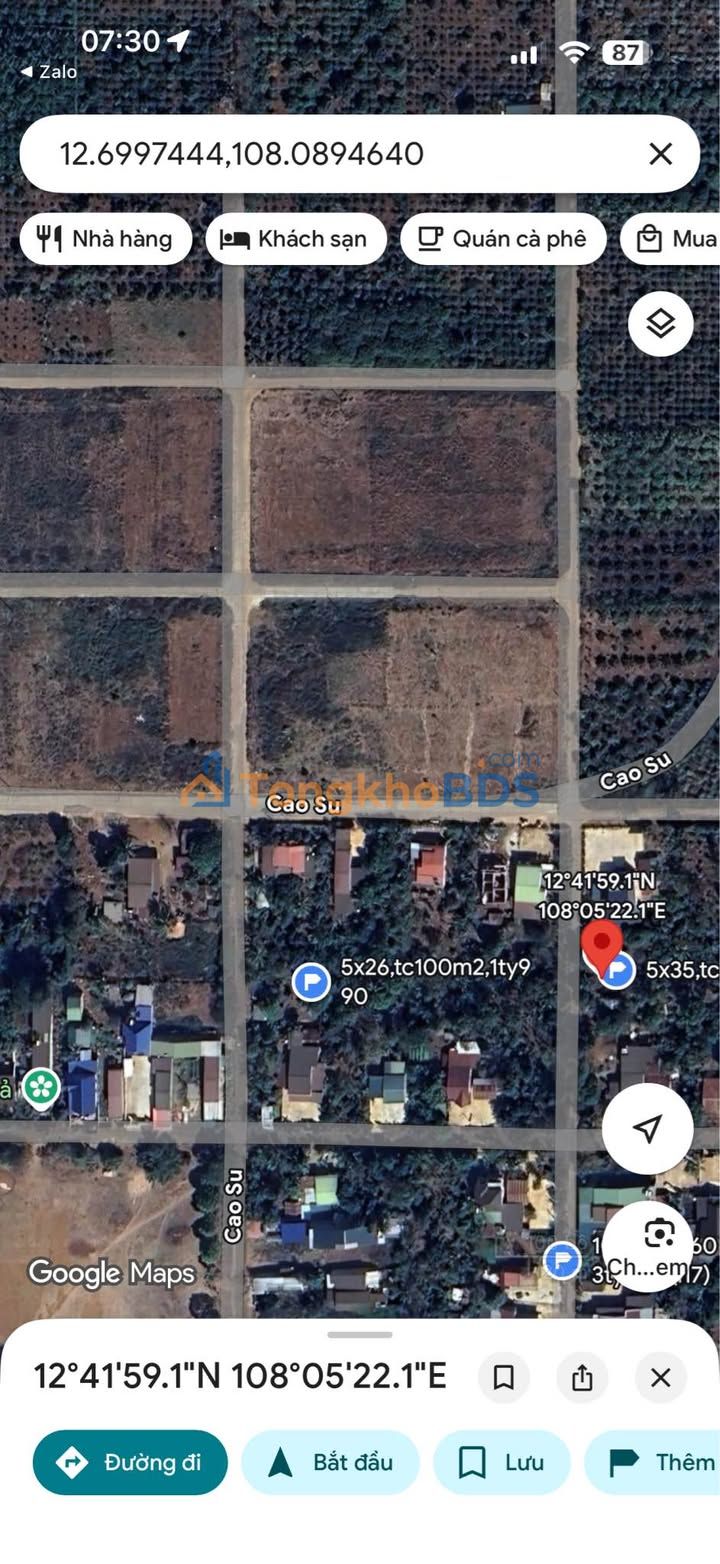 Đất nền Buôn Ma Thuột 175m² 2.18 tỷ - Sổ đỏ chính chủ