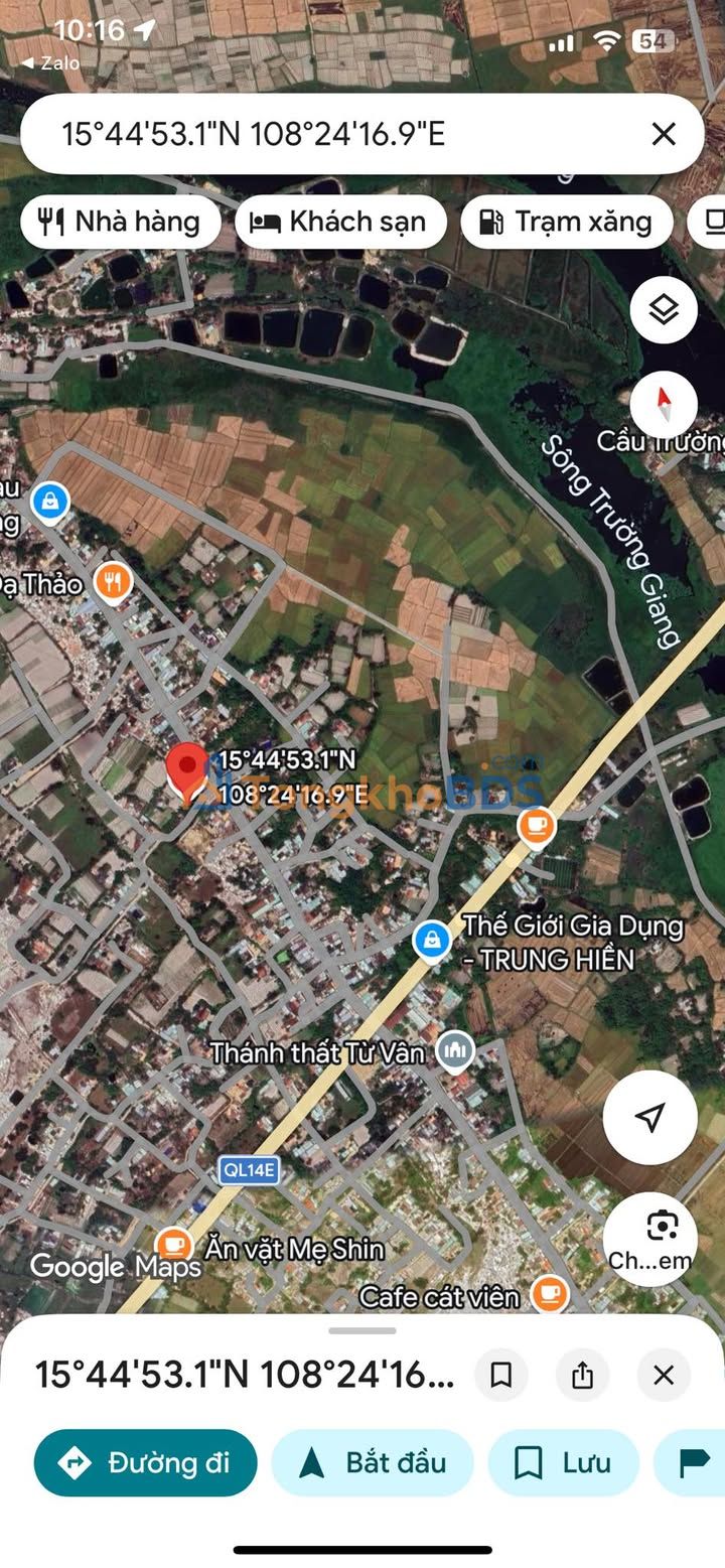 Đất nền Vân Tây Bình Triều 162m² 500 triệu - Sổ đỏ chính chủ