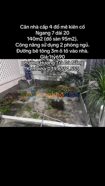 Nhà riêng Tam Ky 140m2 1,69 tỷ - Sẵn sàng ở ngay