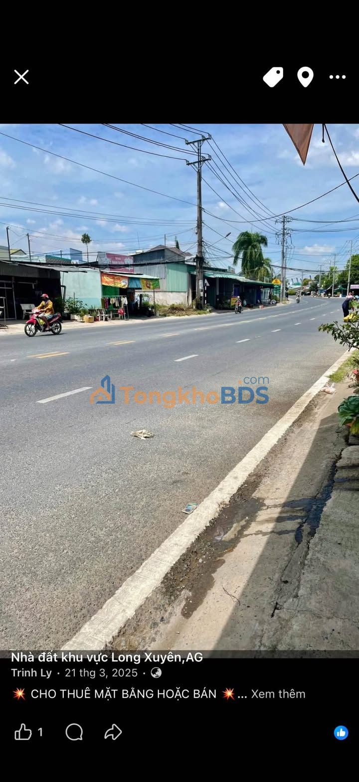 Kho mặt tiền TL 943 Mỹ Hòa Long Xuyên 420m² - Hoạt động ngay