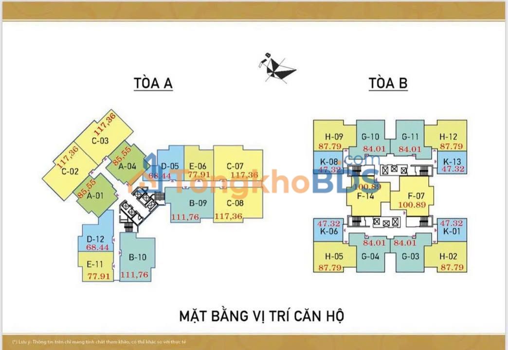 Căn hộ Lacasta Văn Phú 48-117m² 4-10 tỷ - View đẹp