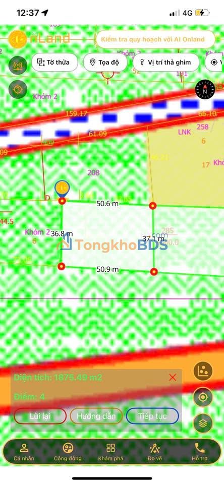 Đất nền Phường 1 Trà Vinh 2000m² 960 triệu - Tiềm năng tăng giá