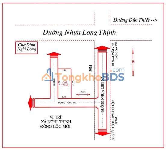 Đất Nghi Vạn Nghi Lộc 170m2 800 triệu - Giá đầu tư tốt