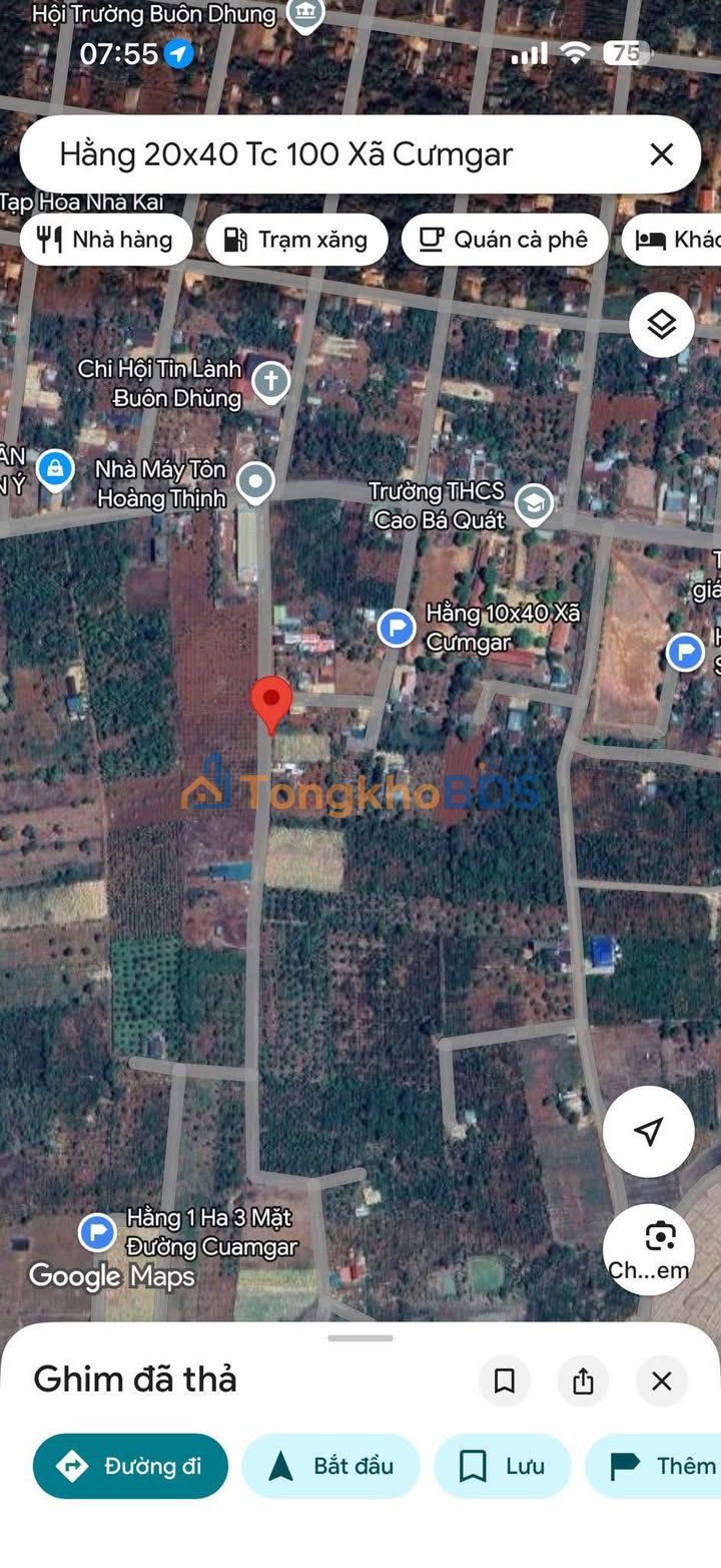 Đất nền Cư M'gar 225m² giá 500 triệu - Sổ đỏ chính chủ