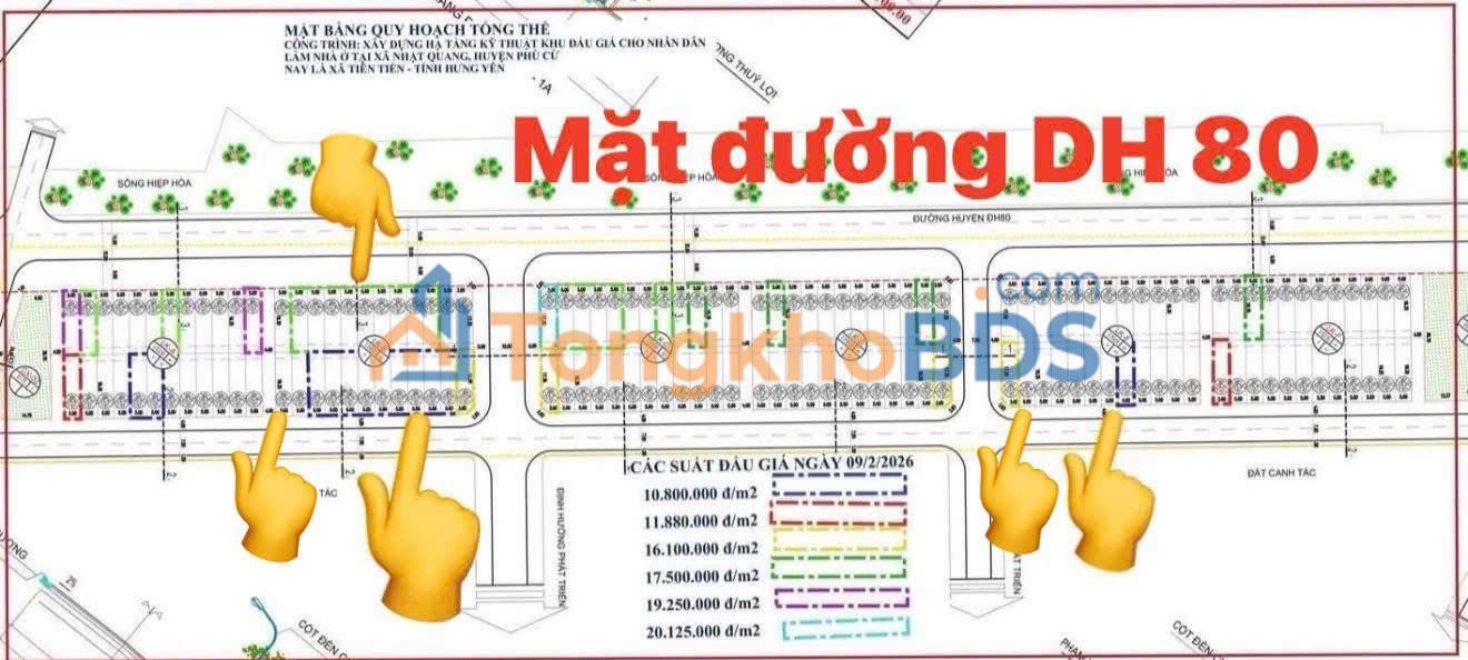 Đất nền Nhật Quang Hưng Yên 97m² 1.7 tỷ Sổ đỏ chính chủ
