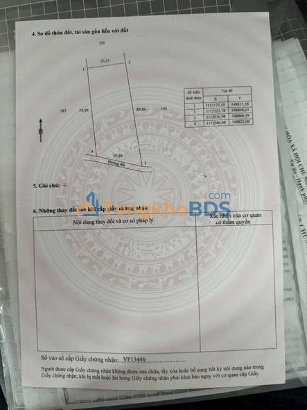 Đất vườn Tam Bình Vĩnh Long 3.000m² 0,85 tỷ - Sổ đỏ chính chủ