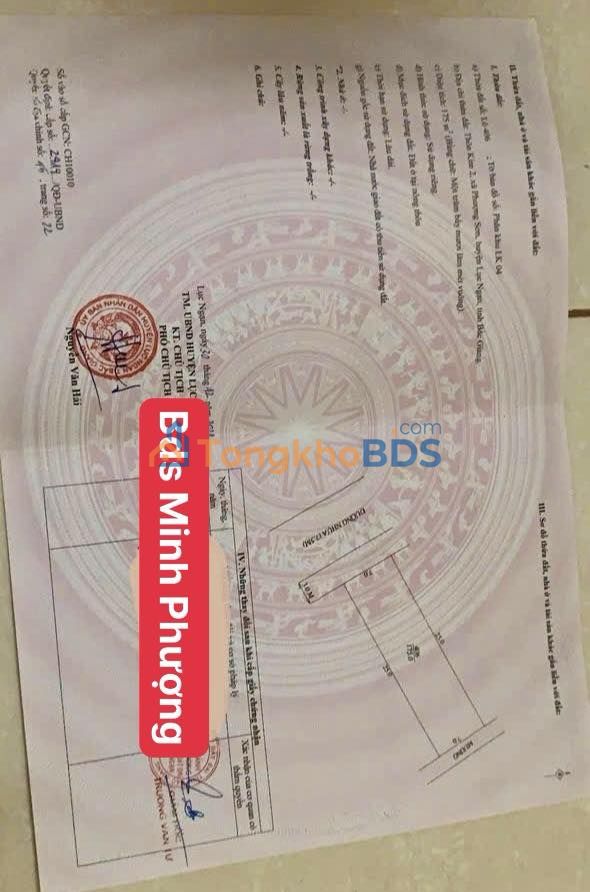 Đất Kim Phượng Sơn Bắc Giang 175m² 3 tỷ - Sổ hồng sẵn