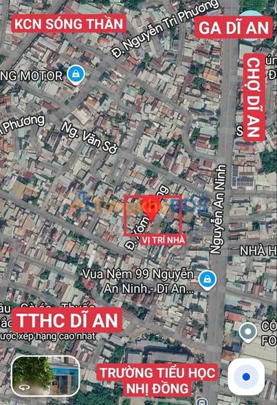 Nhà phố Nguyễn Tri Phương Dĩ An 140m² giá 5.9 tỷ – Ô tô vô nhà