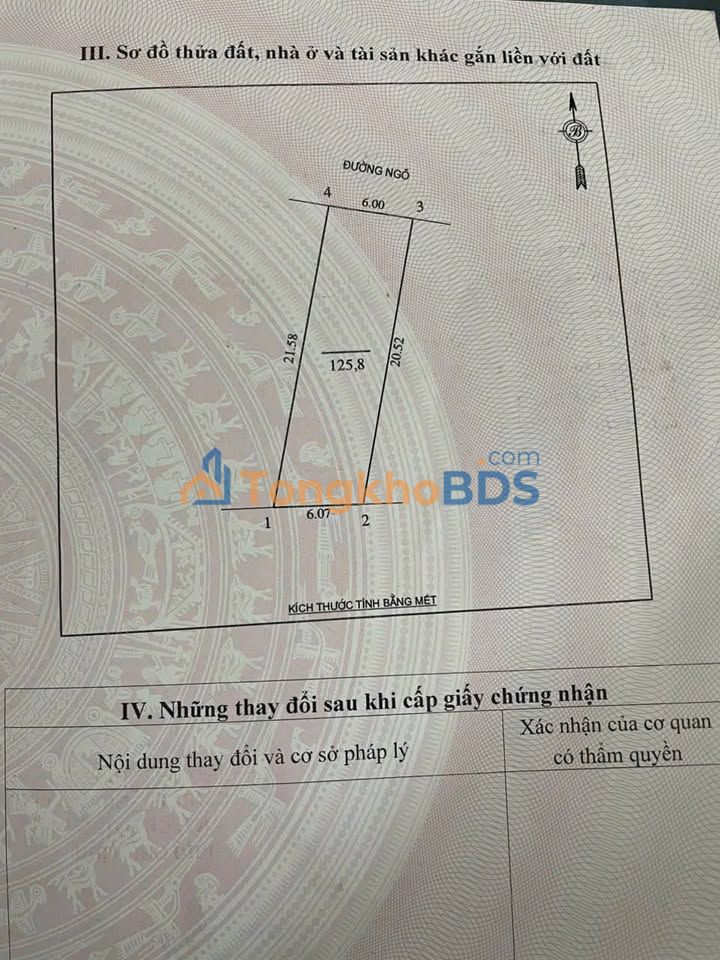 Đất nền Hưng Lộc Vinh 126m² 3.6 tỷ - Sổ đỏ chính chủ