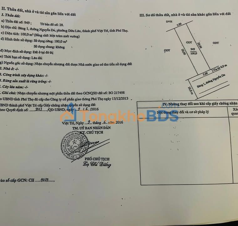 Đất Nguyễn Du Vĩnh Yên 100m² 9 tỷ - Tiềm năng tăng giá