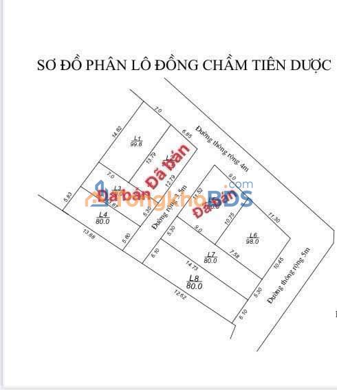 Đất nền Tiên Dược Sóc Sơn 90m² 1 tỷ - Sổ đỏ chính chủ