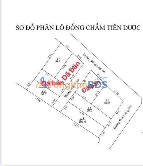 Đất nền Tiên Dược Sóc Sơn 80-100m² - Sổ đỏ chính chủ