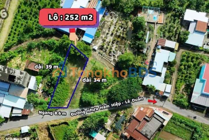 Đất nền Hàm Hiệp Bình Thuận 340m² 1.8 tỷ - Đường to ô tô