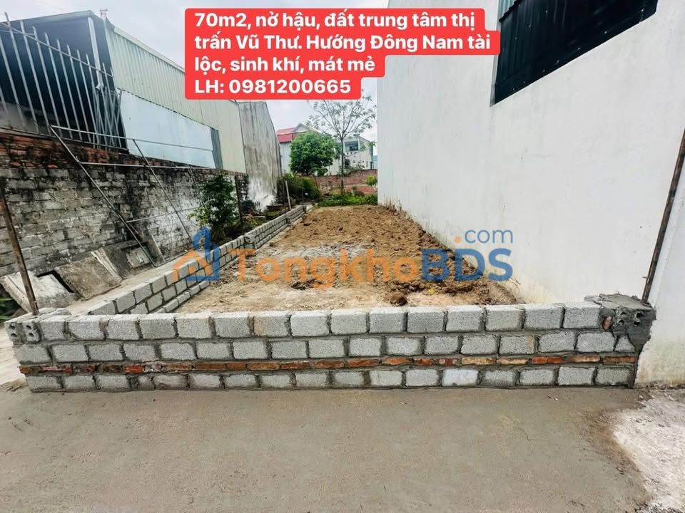 Đất nền Khu Minh Hưng Vũ Thư 70m² giá 1 tỷ - Sổ đỏ chính chủ