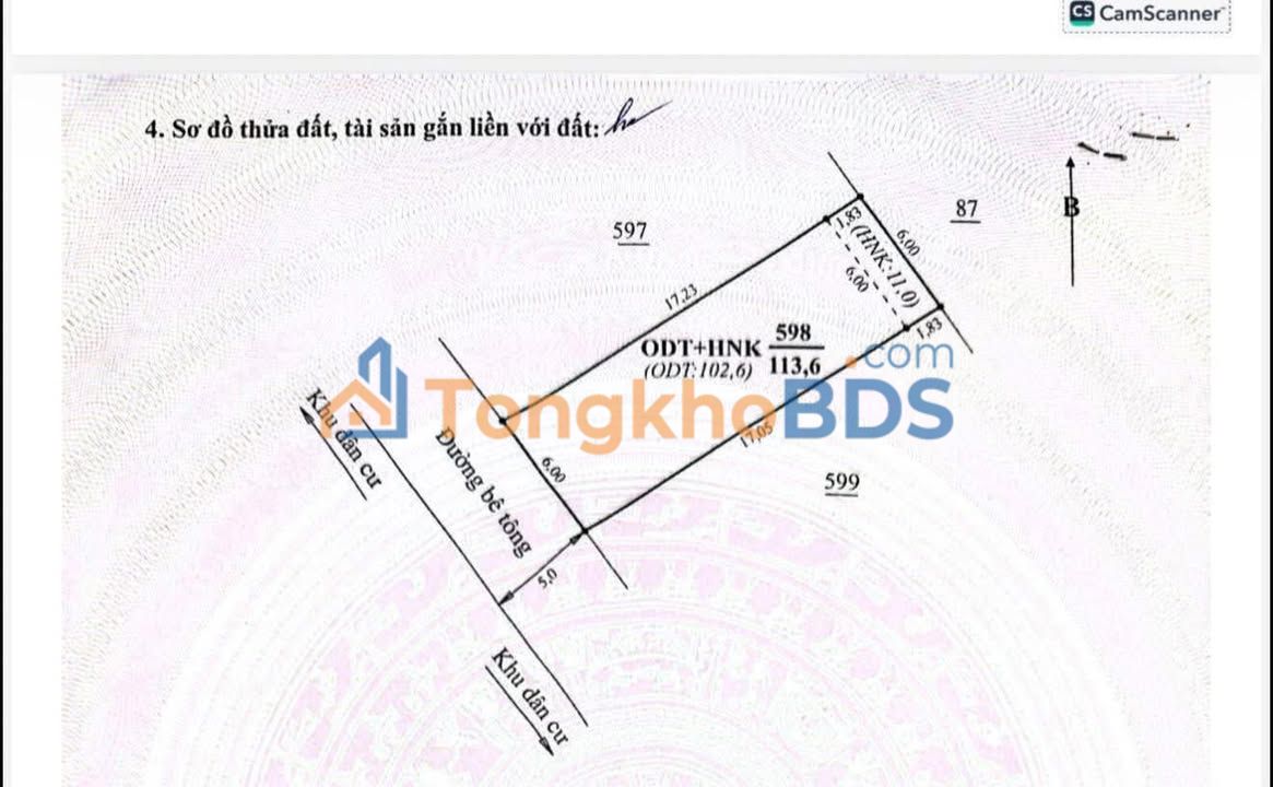 Đất Mường Sang 114m² gần QL43 - Sổ đỏ chính chủ