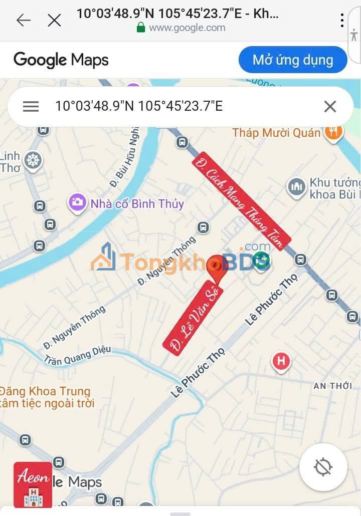 Nhà riêng Lê Văn Sô An Thới 40m² giá 2.6 tỷ - Giá tốt hiếm có