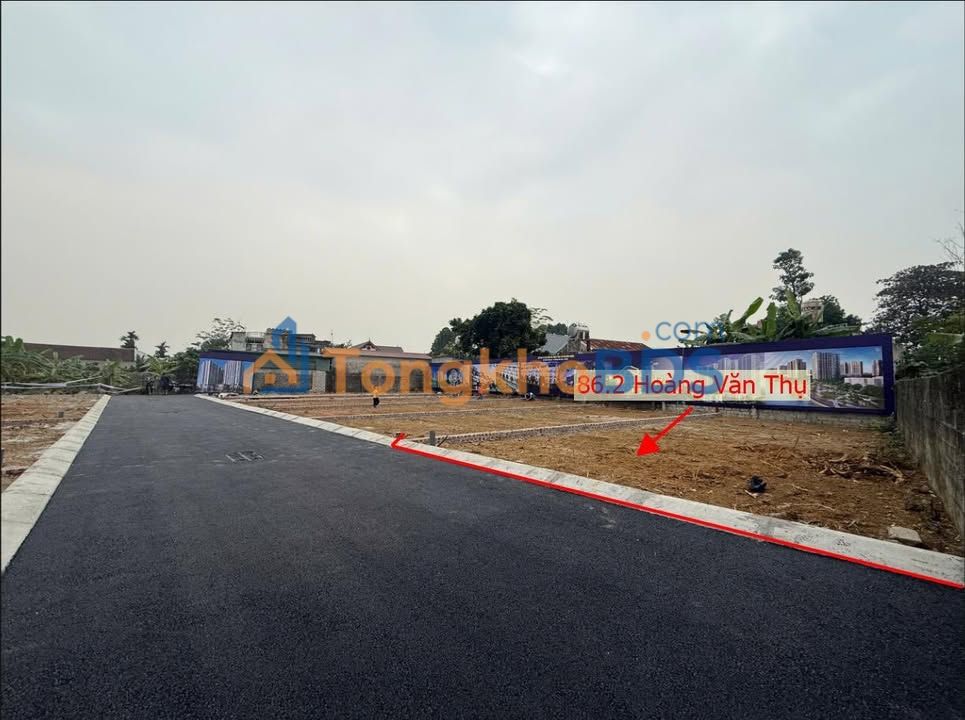 Đất thổ cư Hoàng Văn Thụ Hà Nội 86m² 1 tỷ - Sổ đỏ chính chủ