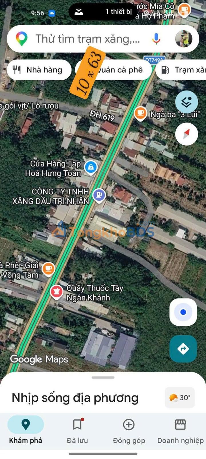 Đất DH 619 Bàu Bàng 630m² 2 tỷ - Sổ đỏ chính chủ