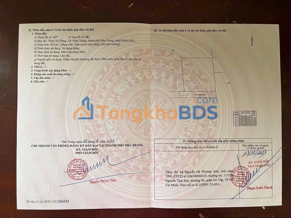 Nhà hẻm Võ Dõng Nha Trang 89m2 1,9 tỷ - Ô tô vào nhà