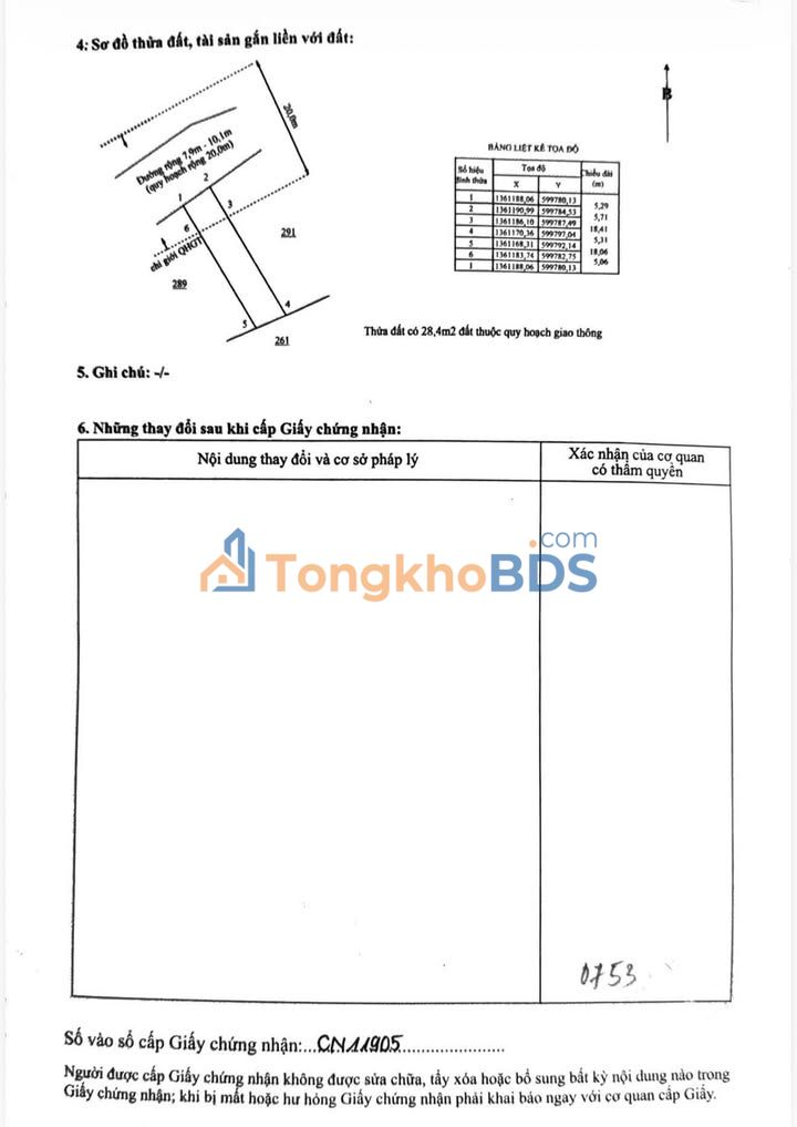 Đất nền Vĩnh Thành Nha Trang 124m² 1,872 tỷ - Pháp lý rõ ràng