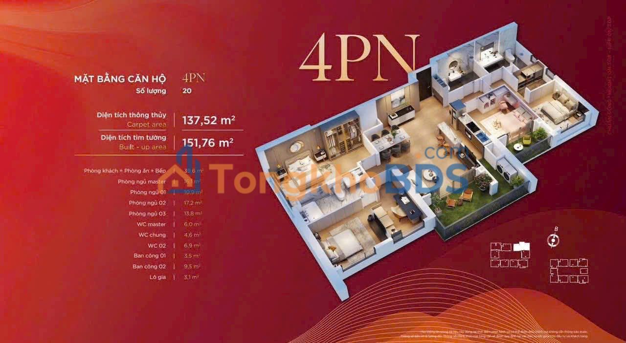Apartment Diamond Hill Thai Nguyen 133m² view đẹp sẵn sàng vào ở