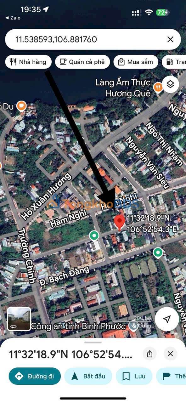 Đất nền Triệu Quang Phục Đồng Xoài 262m² giá 4 tỷ - Sổ đỏ chính chủ