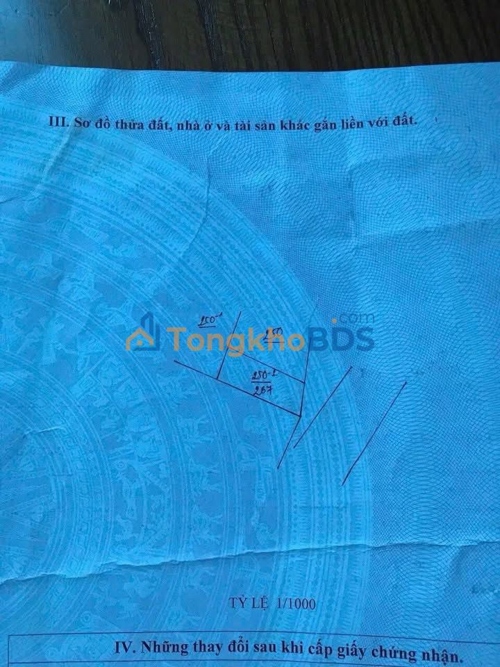 Đất nền Vân Hòa Ba Vì 267m² 3 tỷ - Tiềm năng tăng giá