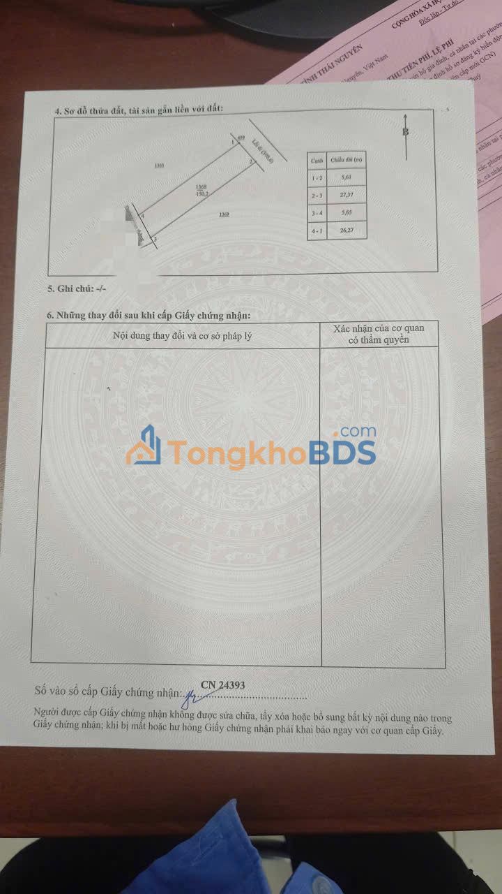 Đất nền Tân Lập Thái Nguyên 150m² giá 1 tỷ - Sổ đỏ