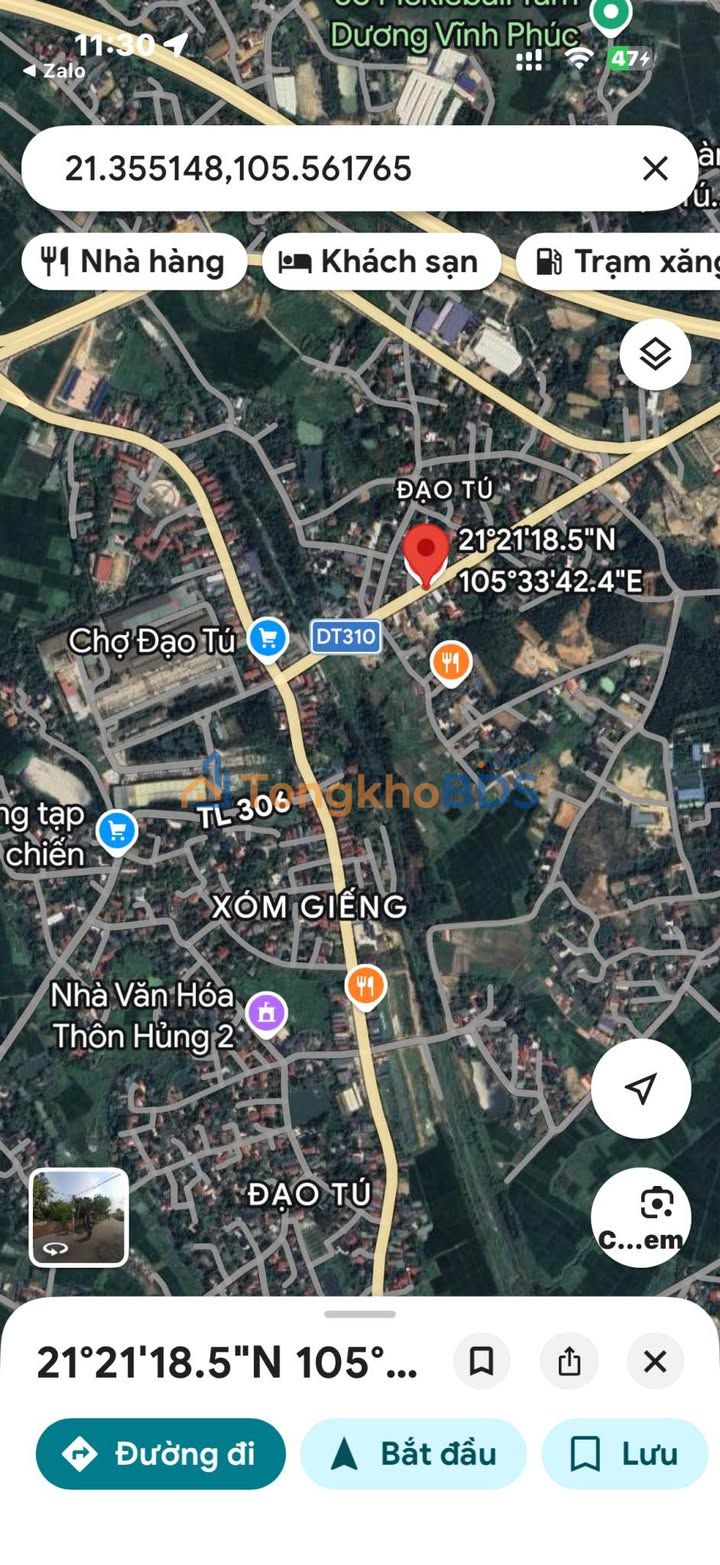 Đất mặt đường 310 Tam Dương 120m² 2.9 tỷ - Giá tốt hiếm có