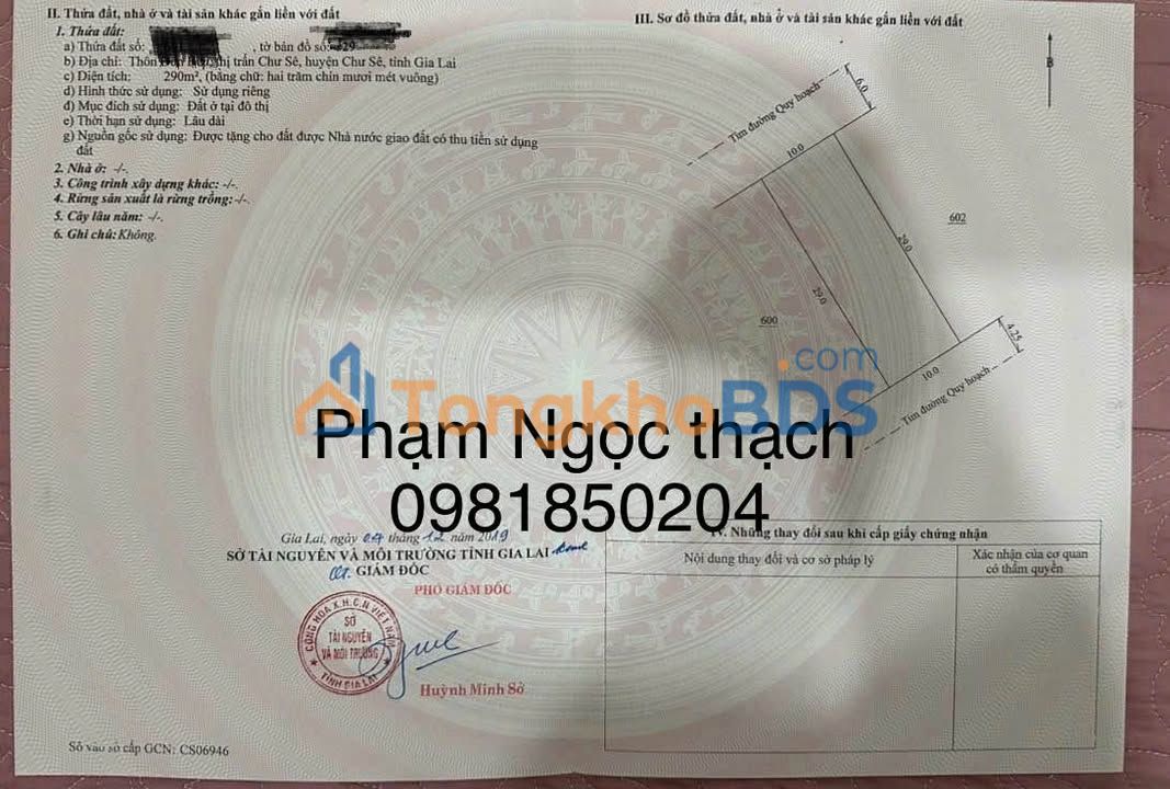 Đất nền Thành Phố Nha Trang 290m² giá 1.75 tỷ - Đất thổ cư 100%