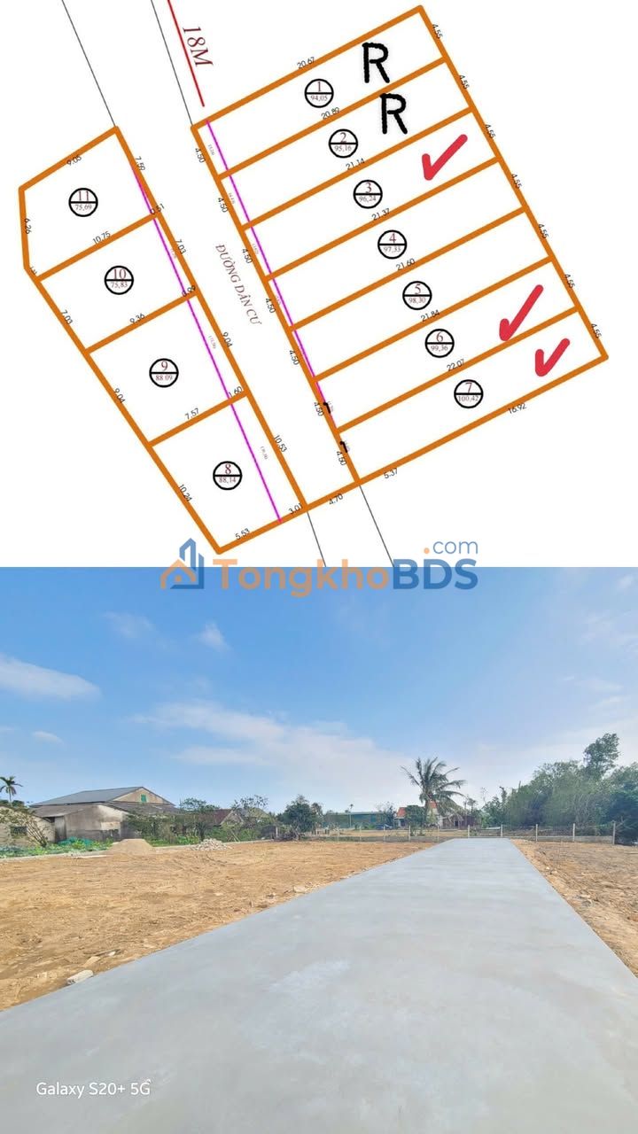 Đất Xóm Hòa Hợp Nghi Ân 75-100m² 1.1 tỷ - Đường to ô tô