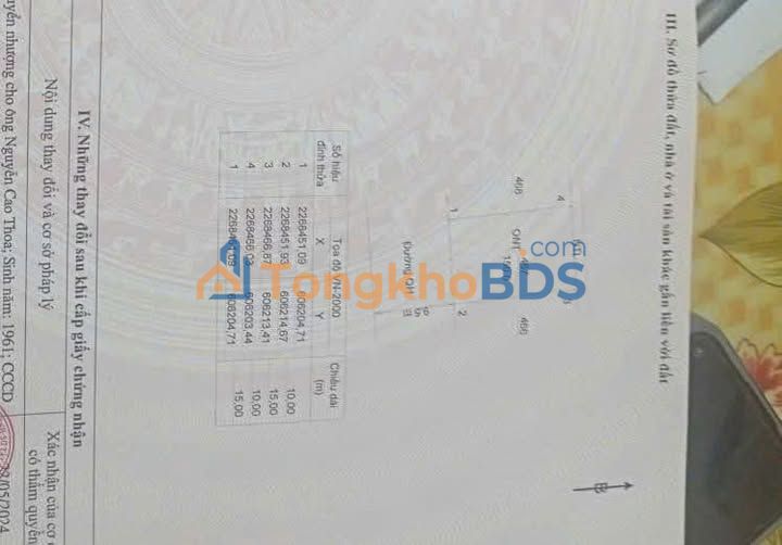 Đất nền Thái Hưng 150m² - Vuông vắn, tiềm năng đầu tư sinh lời