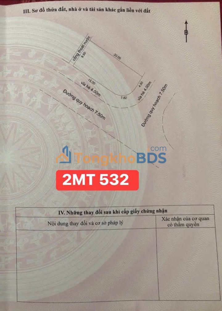 Đất nền Khu biệt thự 532 Đà Nẵng 185m² - Sổ đỏ chính chủ