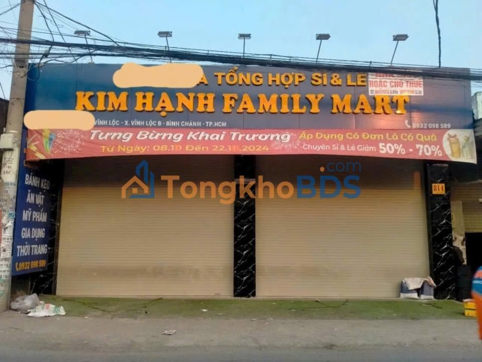 Nhà MT Vĩnh Lộc B Bình Chánh 250m² 17tr - Ô tô vào nhà