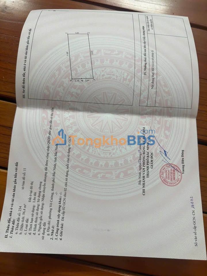 Đất nền Bồ Sơn Bắc Ninh 58m² 2 tỷ - Sổ đỏ chính chủ