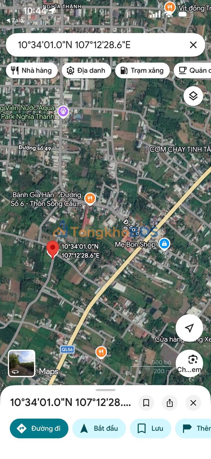 Đất nền Bến Cát Bình Dương 460m² 1.8 tỷ - Đường ô tô