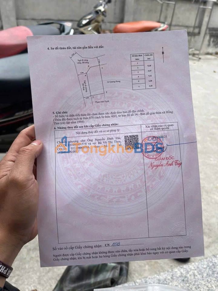 Đất Kiều Đông An Dương 41m² 950 triệu - Giá đầu tư tốt