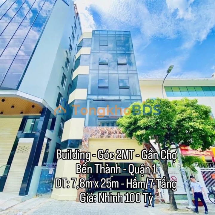 Building Quận 1 198m² 115 tỷ - Oto vào tận nhà có hầm