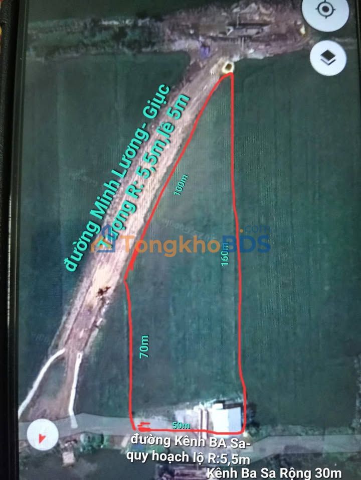 Đất nền Minh Lương - Giục Tượng 6000m² - Sổ đỏ chính chủ