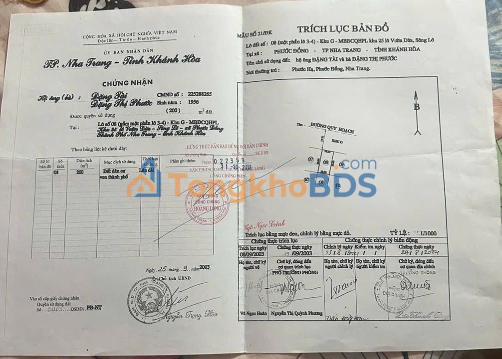 Đất nền Phước Hòa Nha Trang 200m² 6.4 tỷ - Sổ đỏ chính chủ